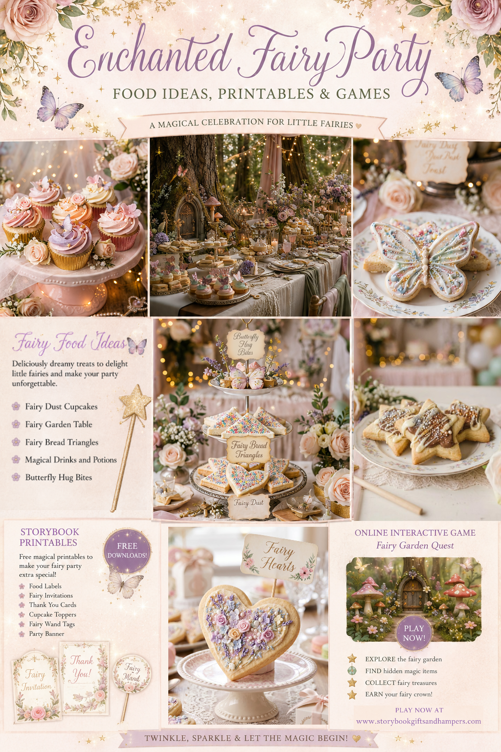 Enchanted Fairy Party Food Ideas and Printables