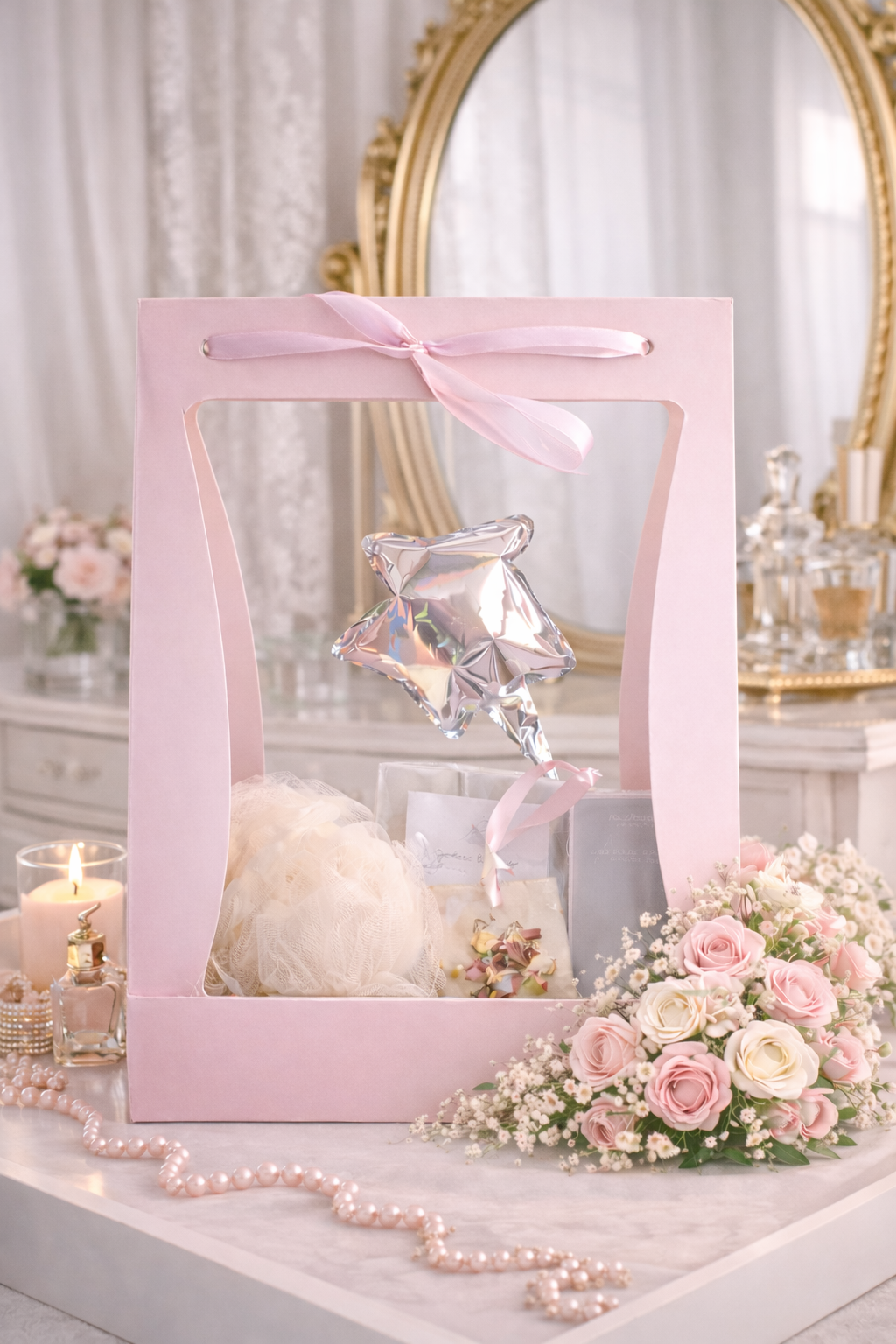 Pink Twilight Gift Hamper (Inc Greeting Card)