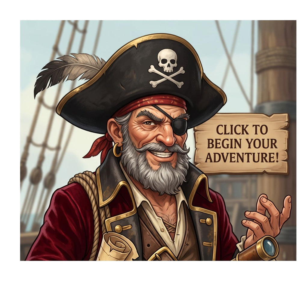 Storybook Pirate Party Pack — Digital Party Game + Printable's
